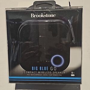 Brookstone compact wireless speaker